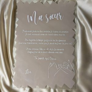 cadre soeur personnalisable